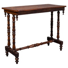 antique english furniture Antique Console Table, English, Walnut, Decorative, Side, Occasional, Regency