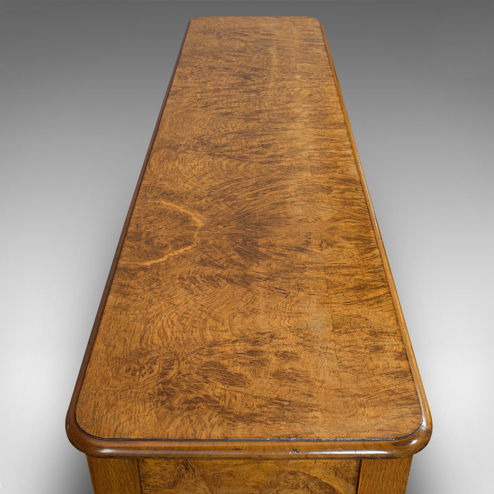 Antique Console Table, Large, Scottish, Walnut, Desk, J & T Scott, Victorian 5