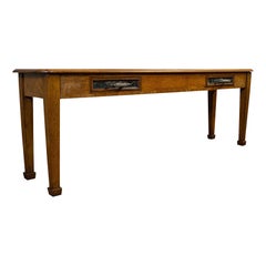 Antique Console Table, Large, Scottish, Walnut, Desk, J & T Scott, Victorian