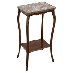 Antique console with marble top, France