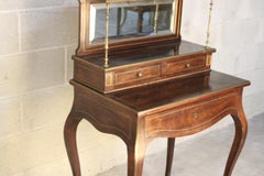 Louis XVI Style Elegant Writing Table in Walnut
