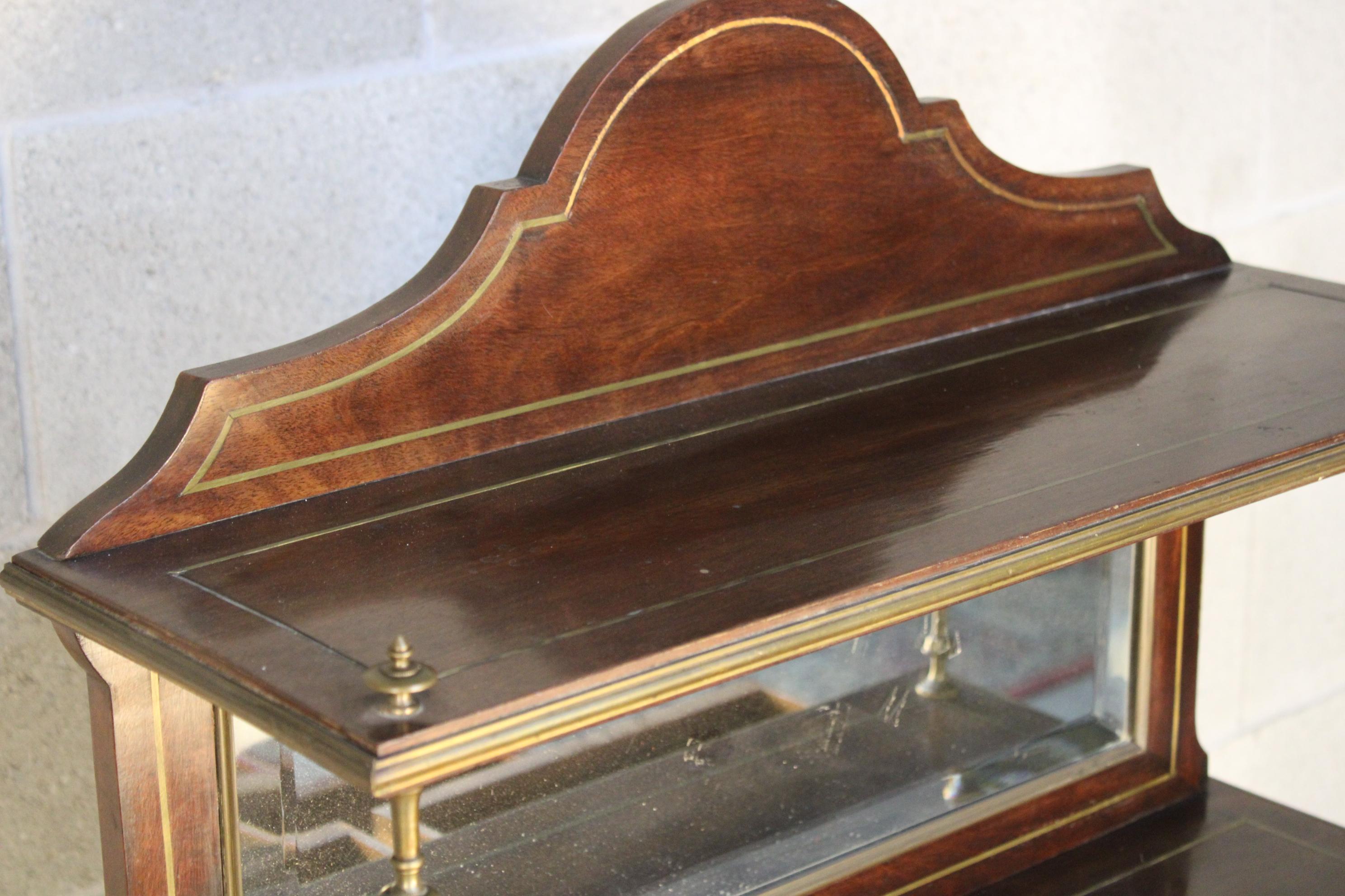 Brass Louis XVI Style Elegant Writing Table in Walnut For Sale