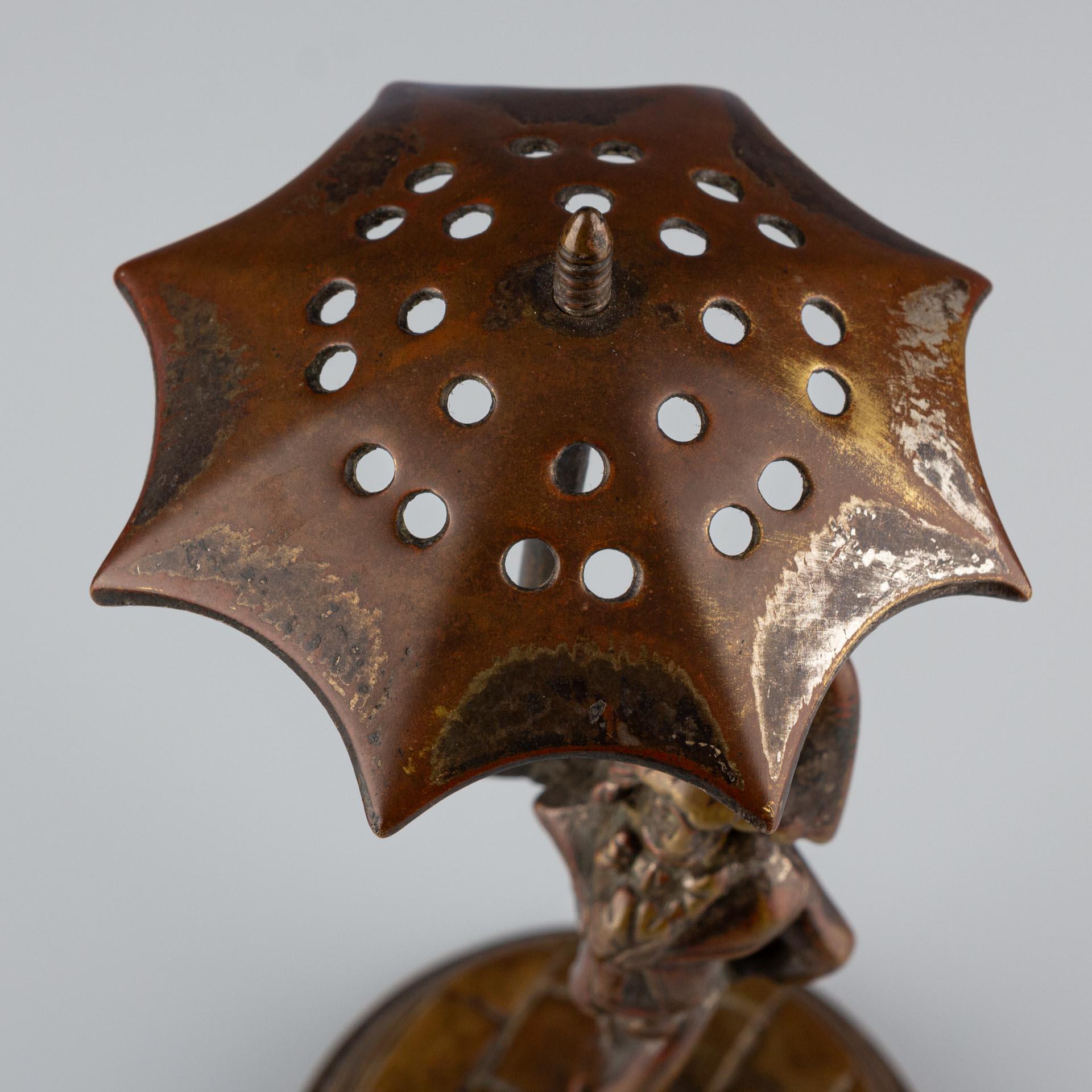 Antique Continental Bronze Napoleon Style Toothpick Holder For Sale 6