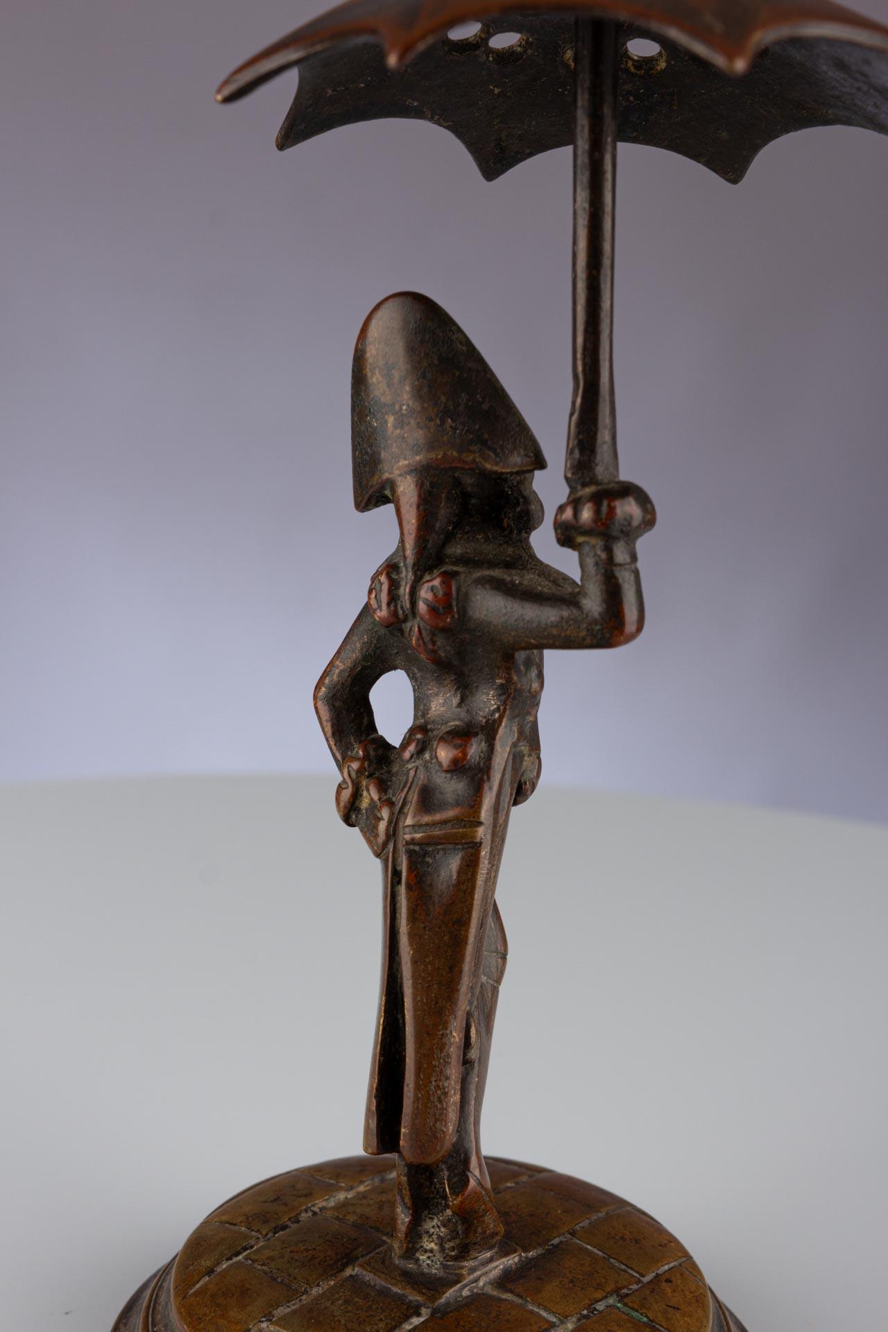 Antique Continental Bronze Napoleon Style Toothpick Holder For Sale 9