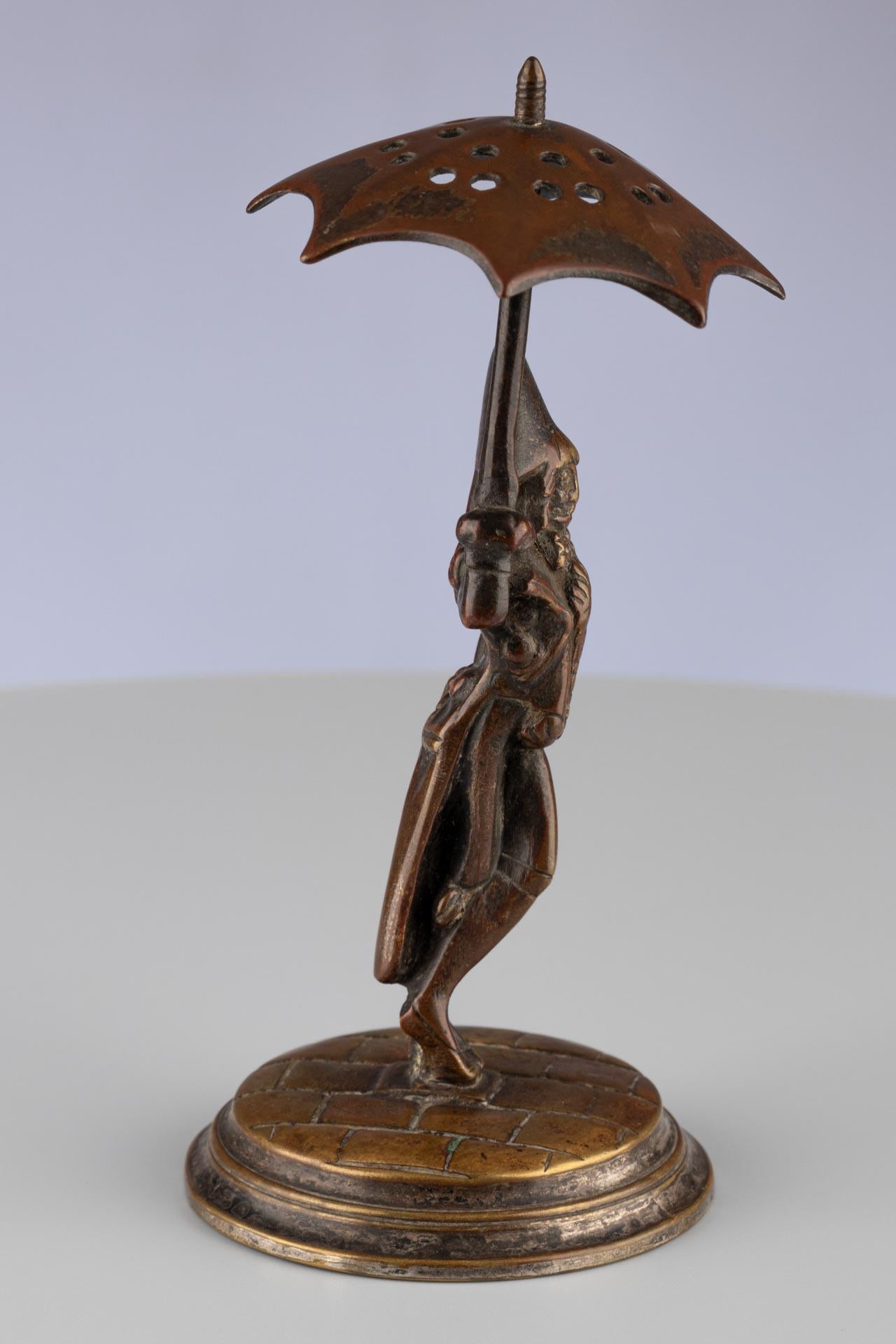 Antique Continental Bronze Napoleon Style Toothpick Holder For Sale 2