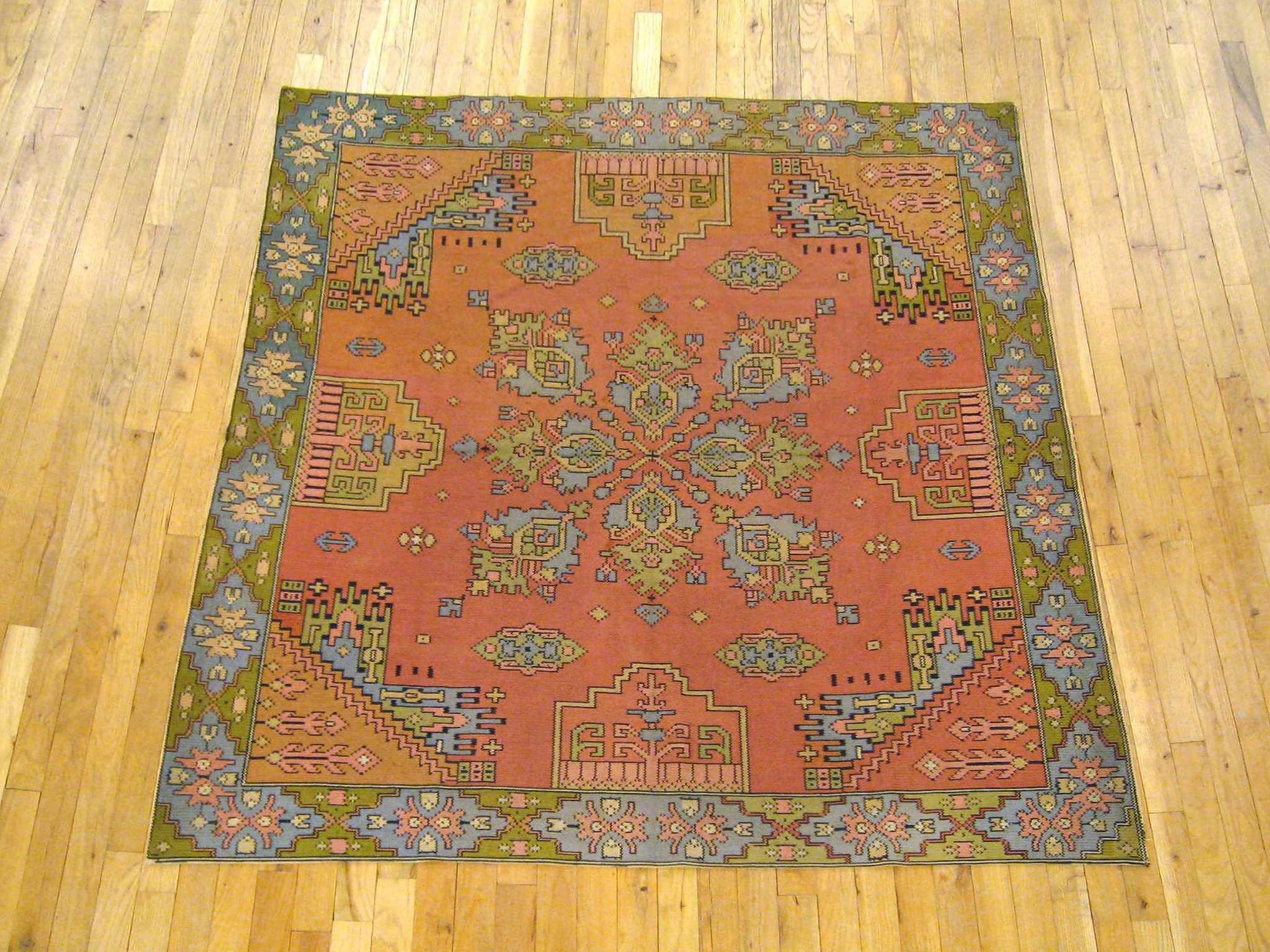 Antique Continental Flat Weave Rug, Small size, circa 1900

An antique Continental Flat weave Rug, size 5'3