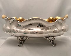 Antique Continental Fruit-Bowl with Vermeil Interior