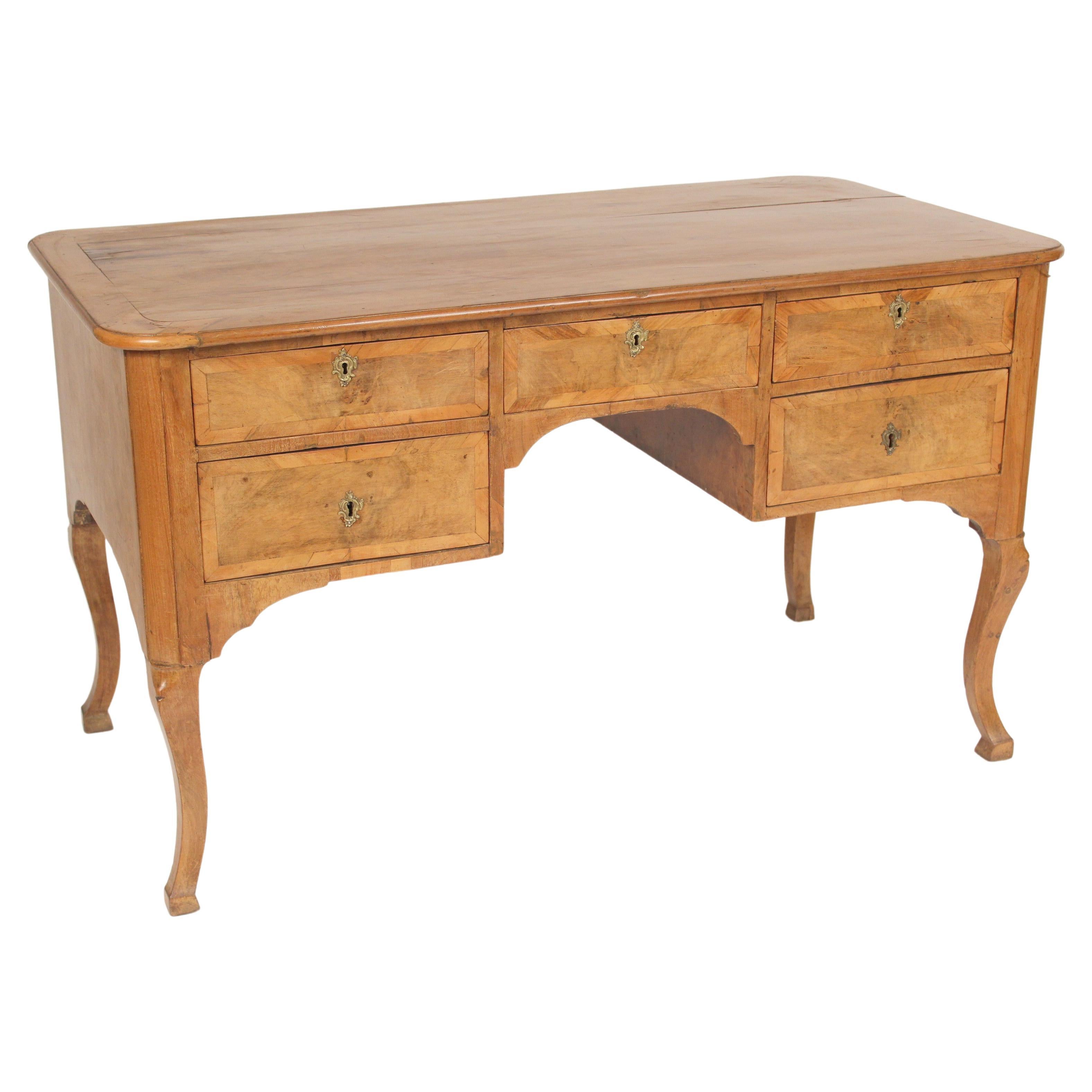 Antique Continental Louis XV Style Desk For Sale