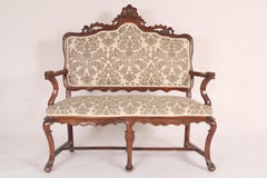 Antique Continental Louis XV Style Settee