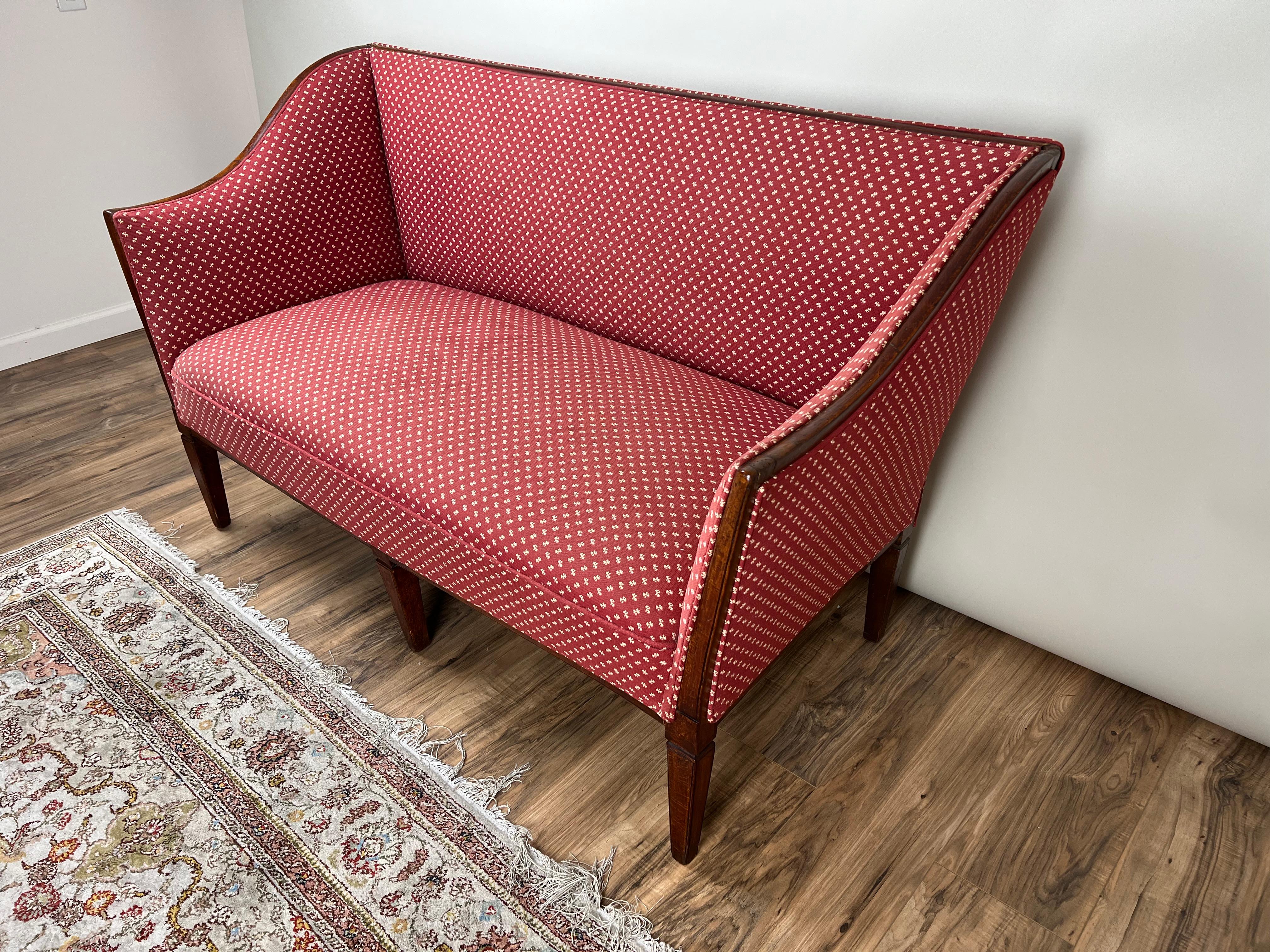 Antique Continental Possibly Austrian Settee c. Early 19th Century For Sale 10