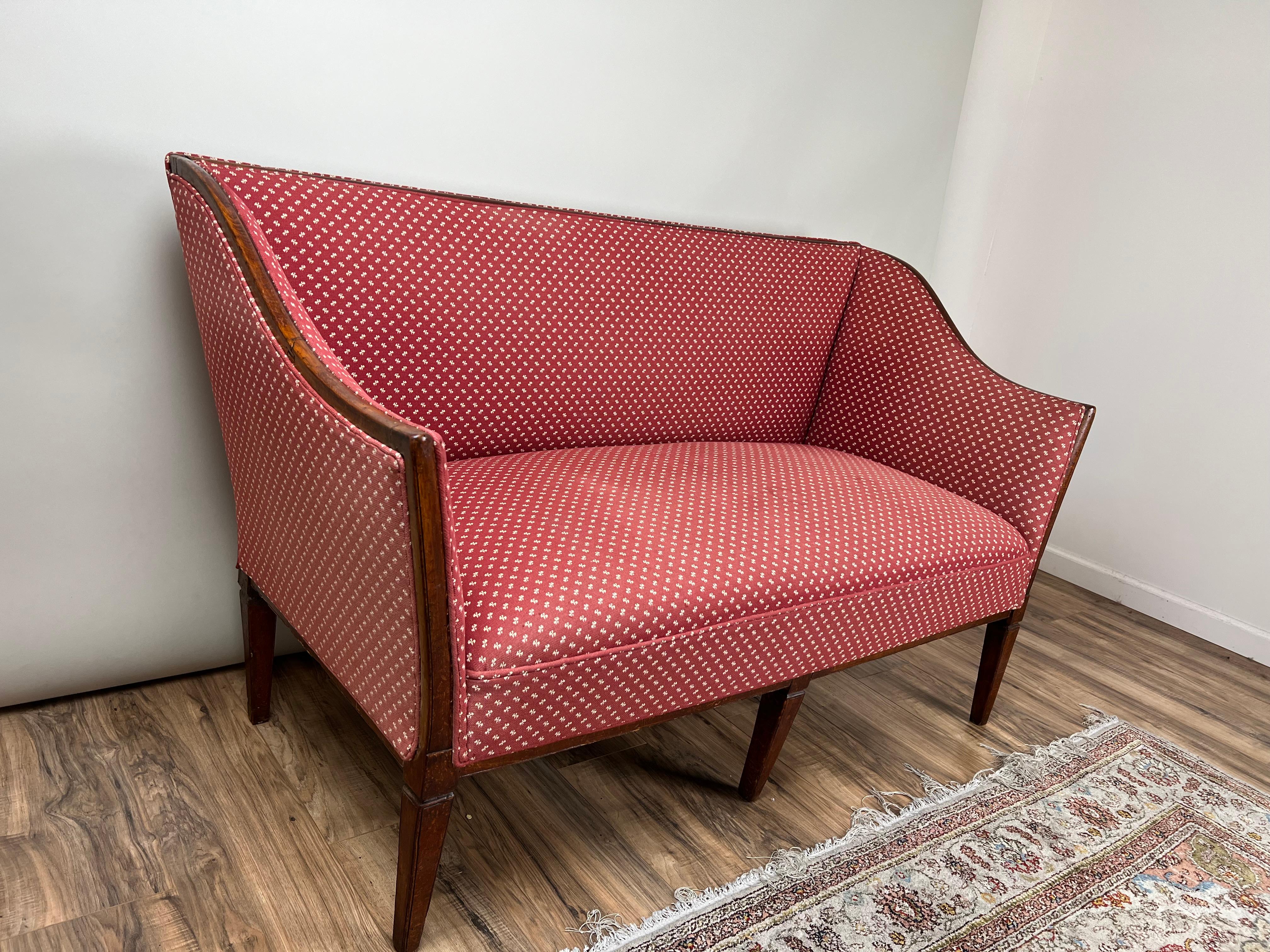 Antique Continental Possibly Austrian Settee c. Early 19th Century For Sale 11