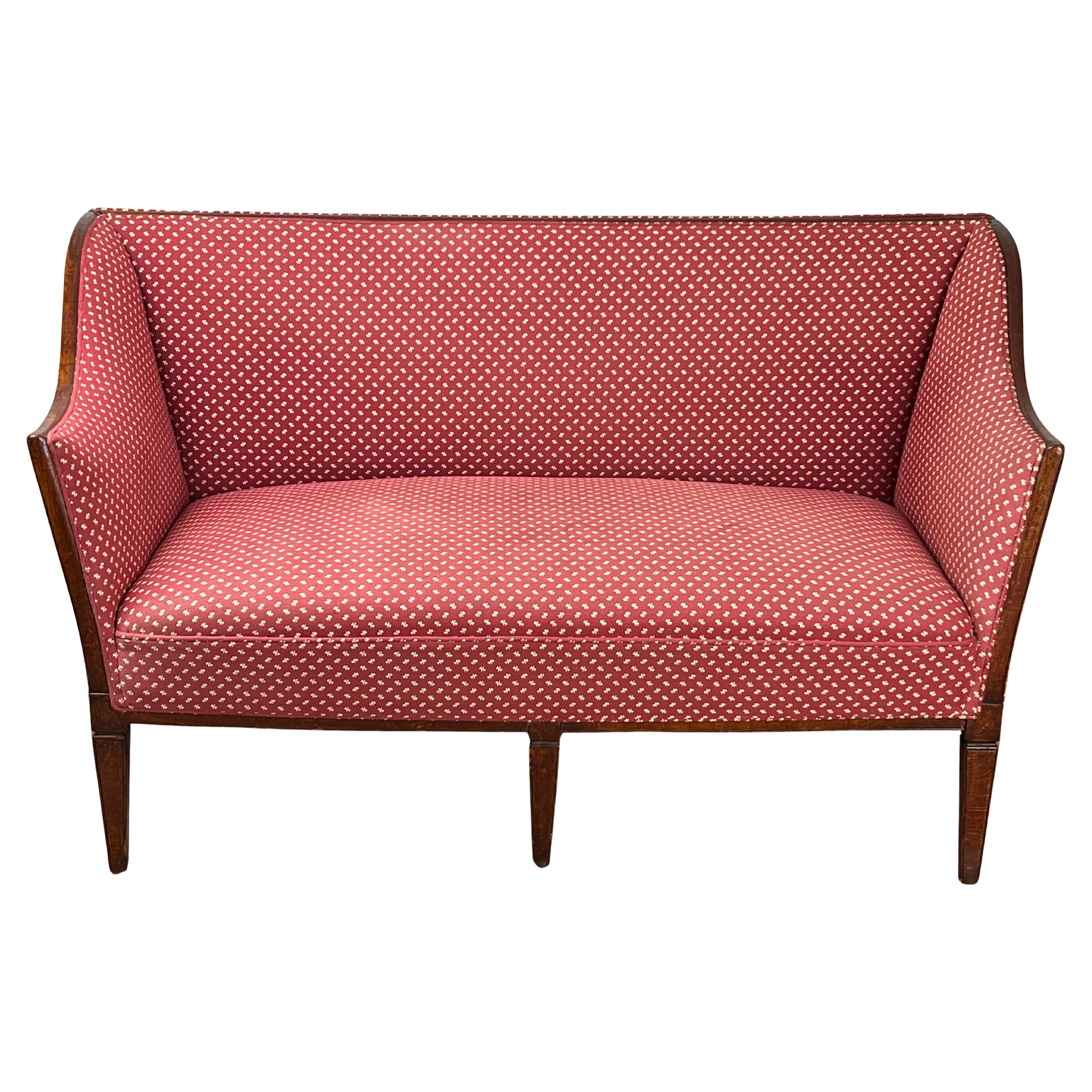 Antique Continental Possibly Austrian Settee c. Early 19th Century For Sale