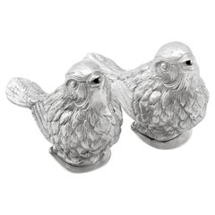 1920s Continental Silver Bird Peppers