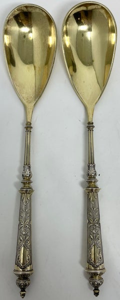 Antique Continental Silver Ice-Cream or Mousse Server in Original Box Circa 1880