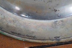 Antique Continental Thomas & Townsend Compton London Pewter Charger Plate 15"