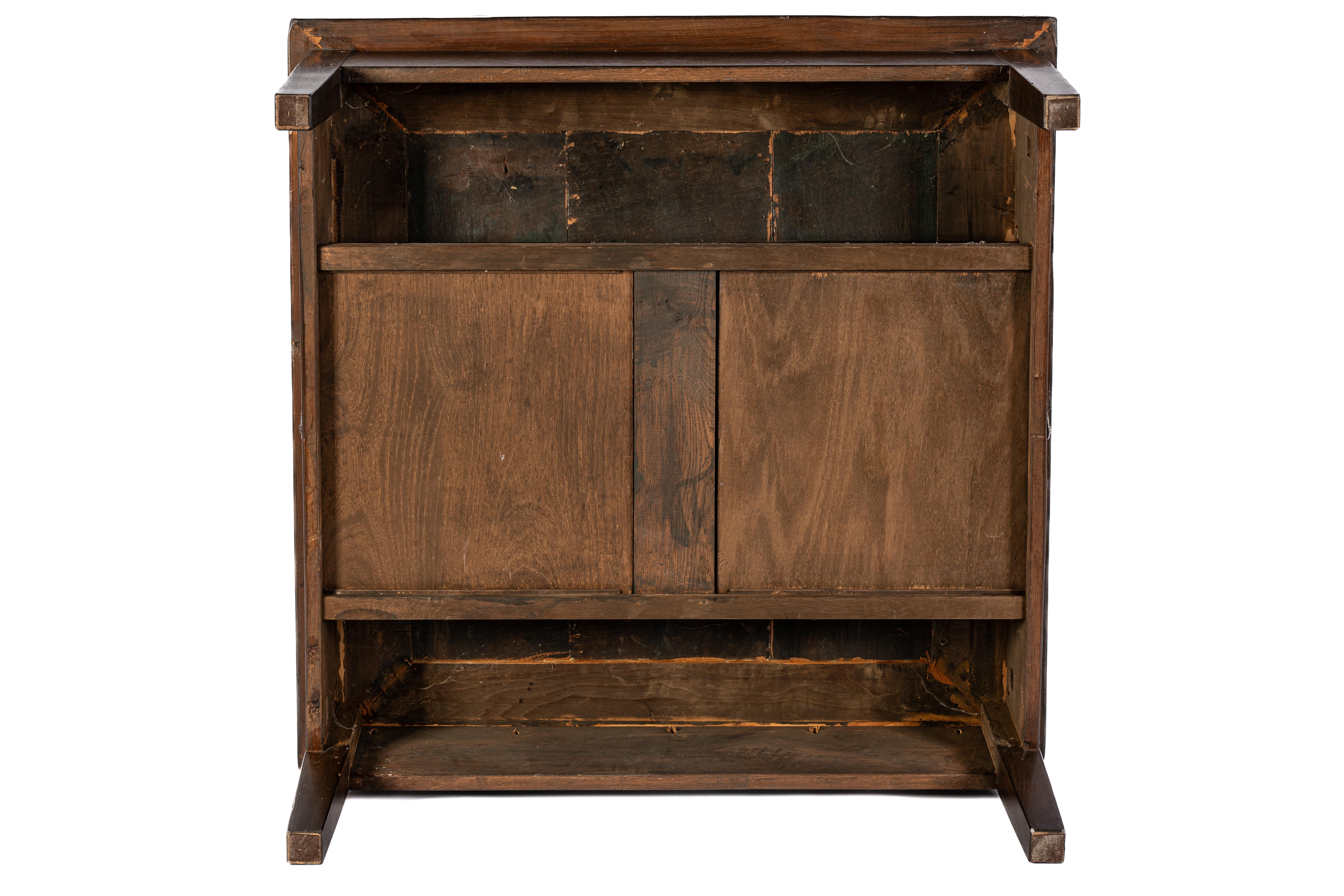 Antique converted 19th Dutch Colonial Teak Dark Warm Brown Large Coffee Table For Sale 3