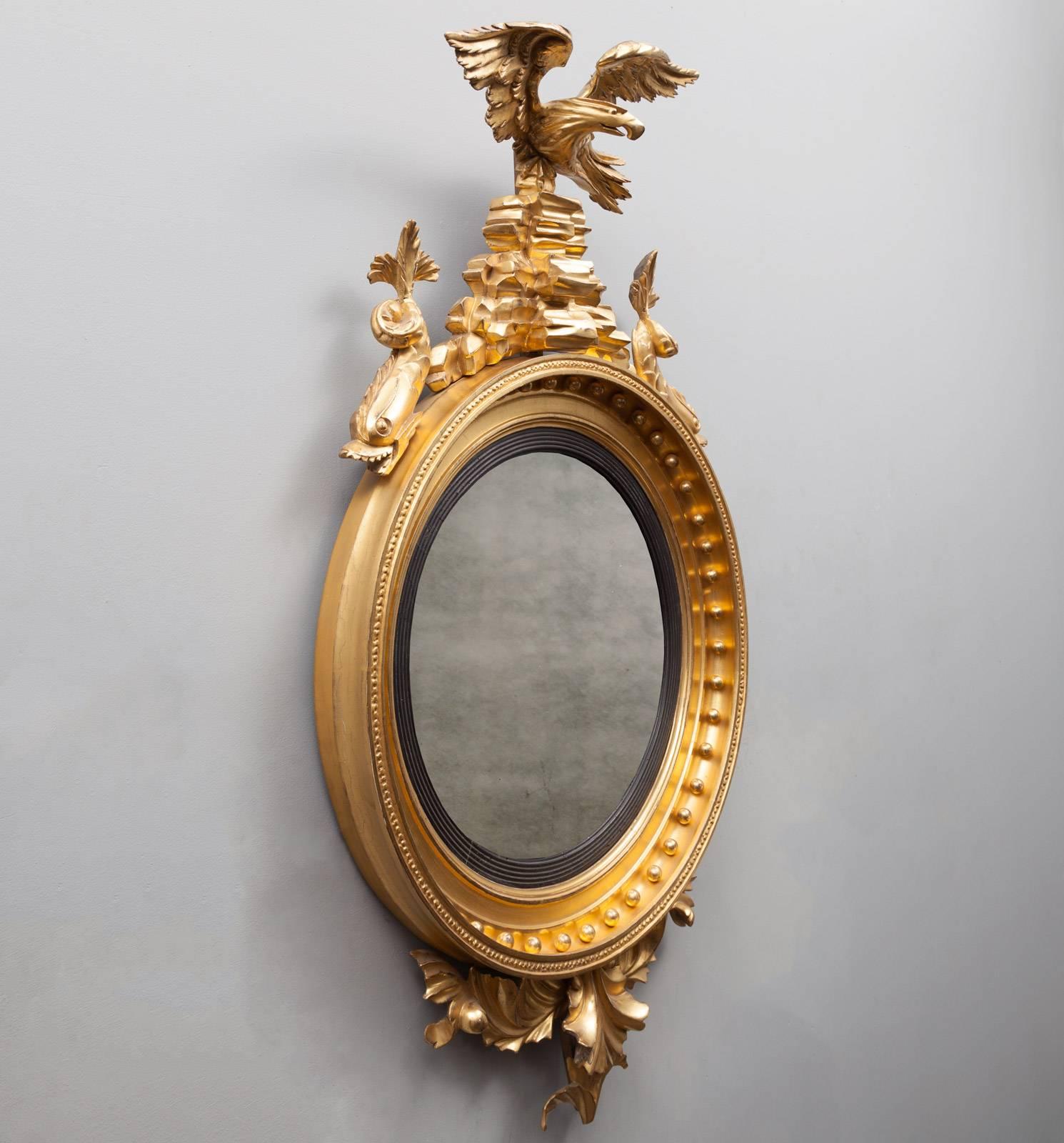 convex mirror antique