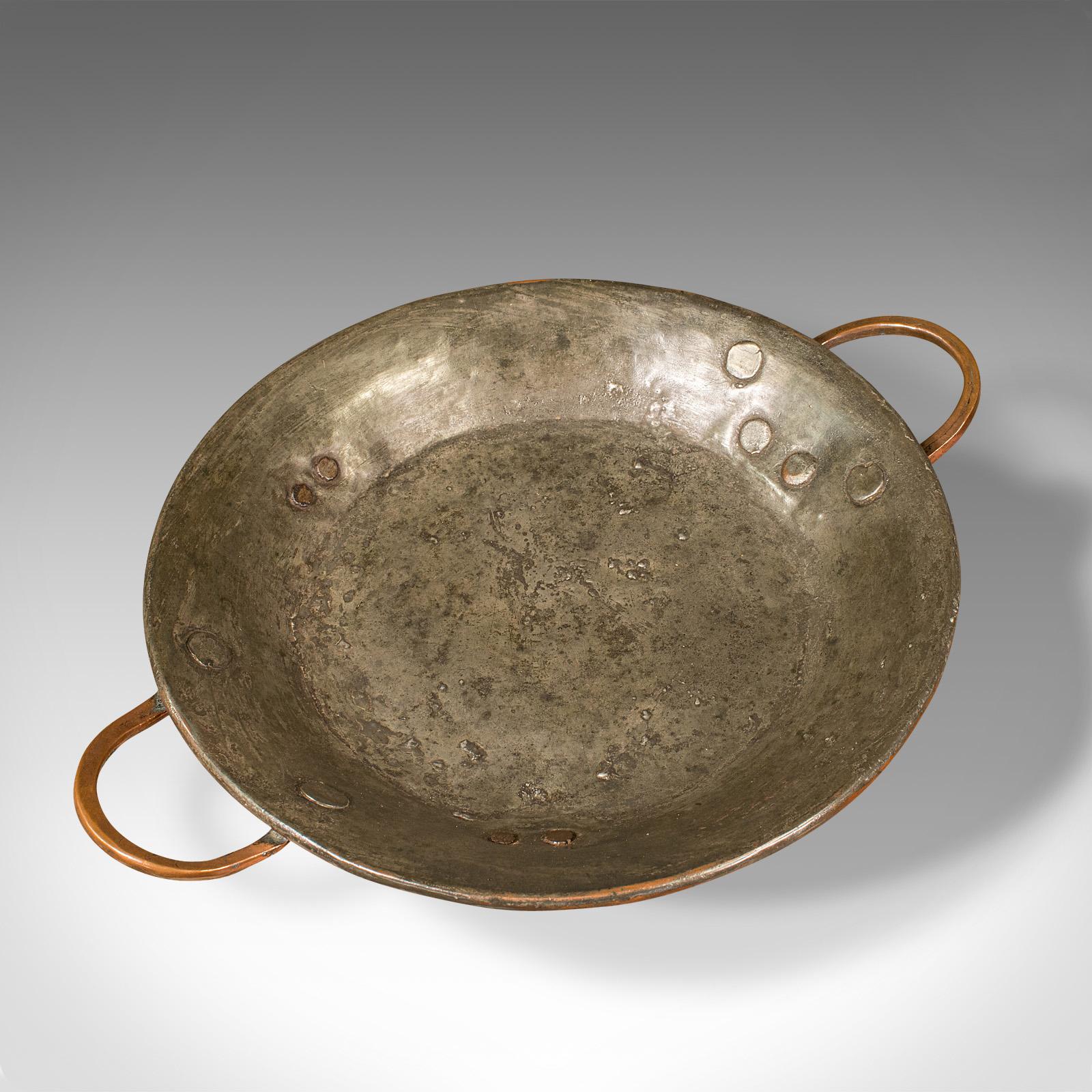 Antique Cooking Dish, English, Copper, Decorative Tray, Historic, Georgian, 1750 For Sale 1
