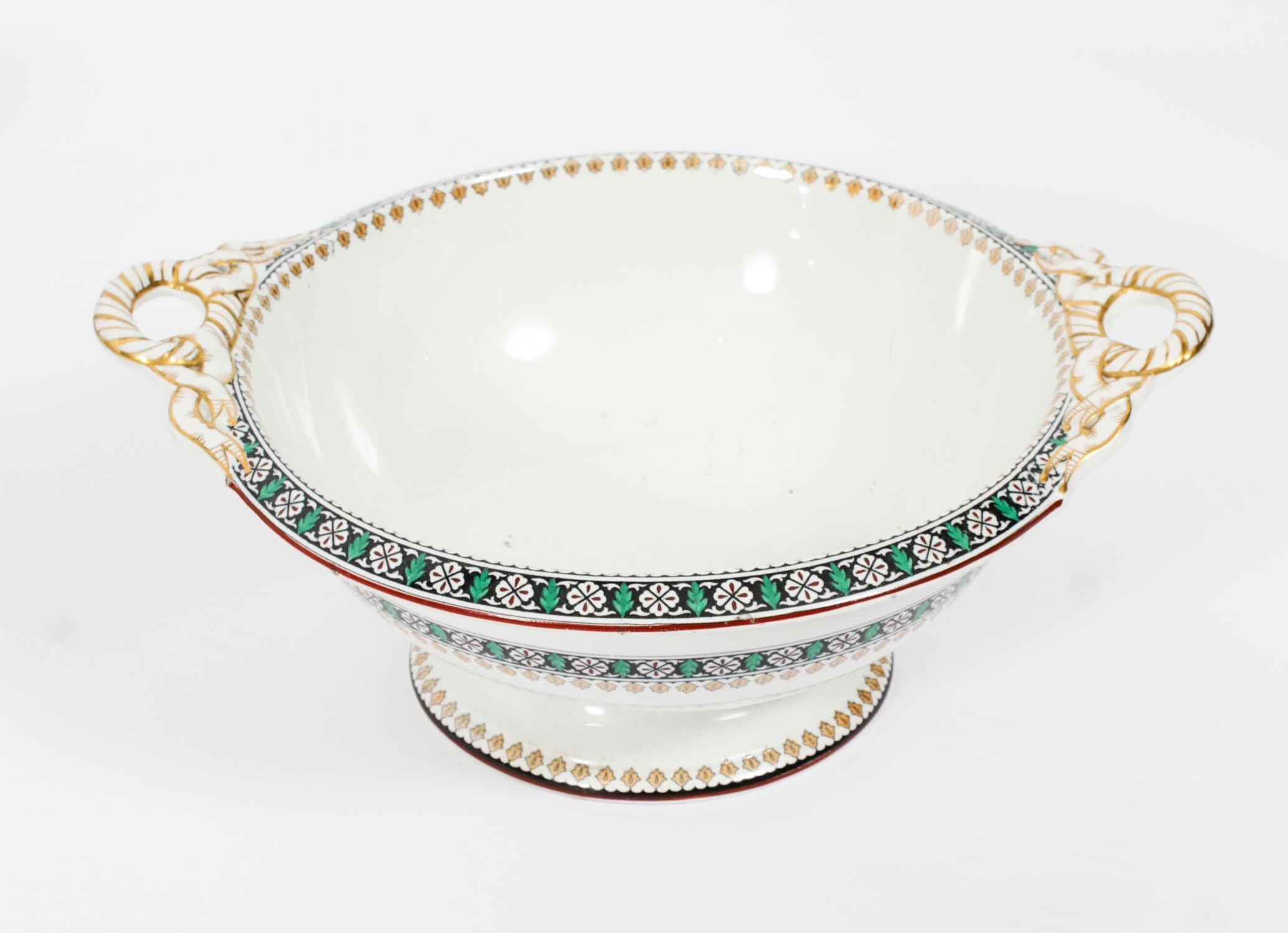 Service de table antique Copeland 91 pièces Spode 19ème siècle en vente 4