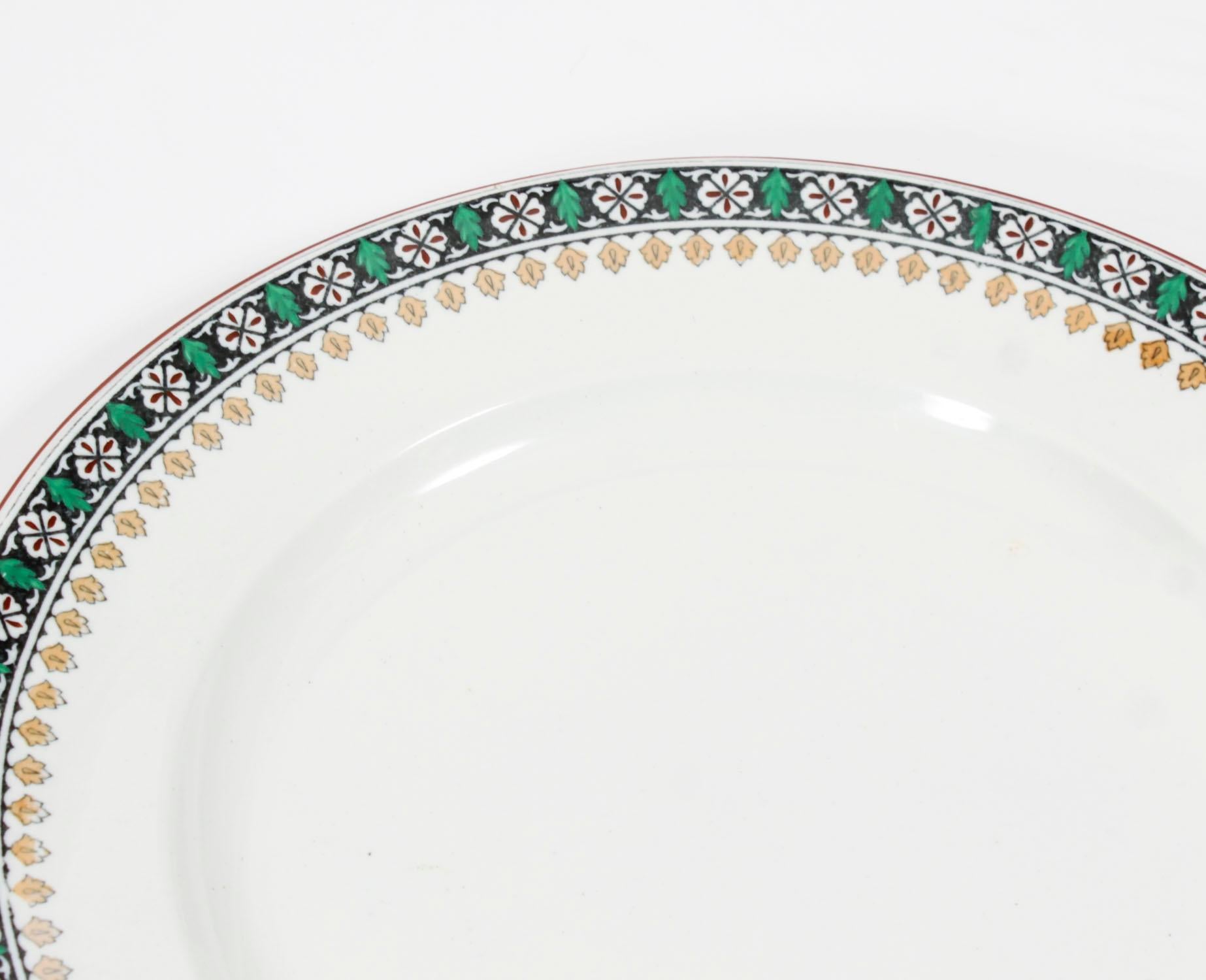 Anglais Service de table antique Copeland 91 pièces Spode 19ème siècle en vente