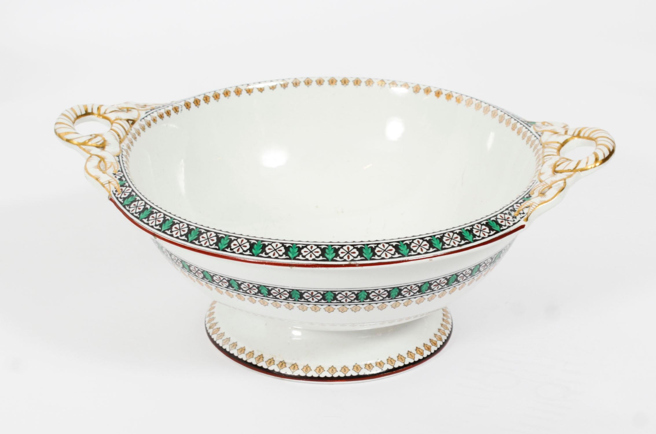 Service de table antique Copeland 91 pièces Spode 19ème siècle en vente 2