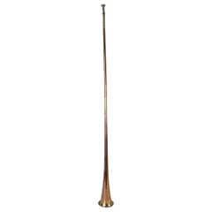 Antique Copper And Brass Coach or Post Horn. English, Late 19th Century