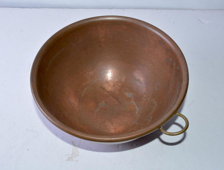 Antique Copper Bowl with Ring For Sale at 1stDibs vintage copper bowl