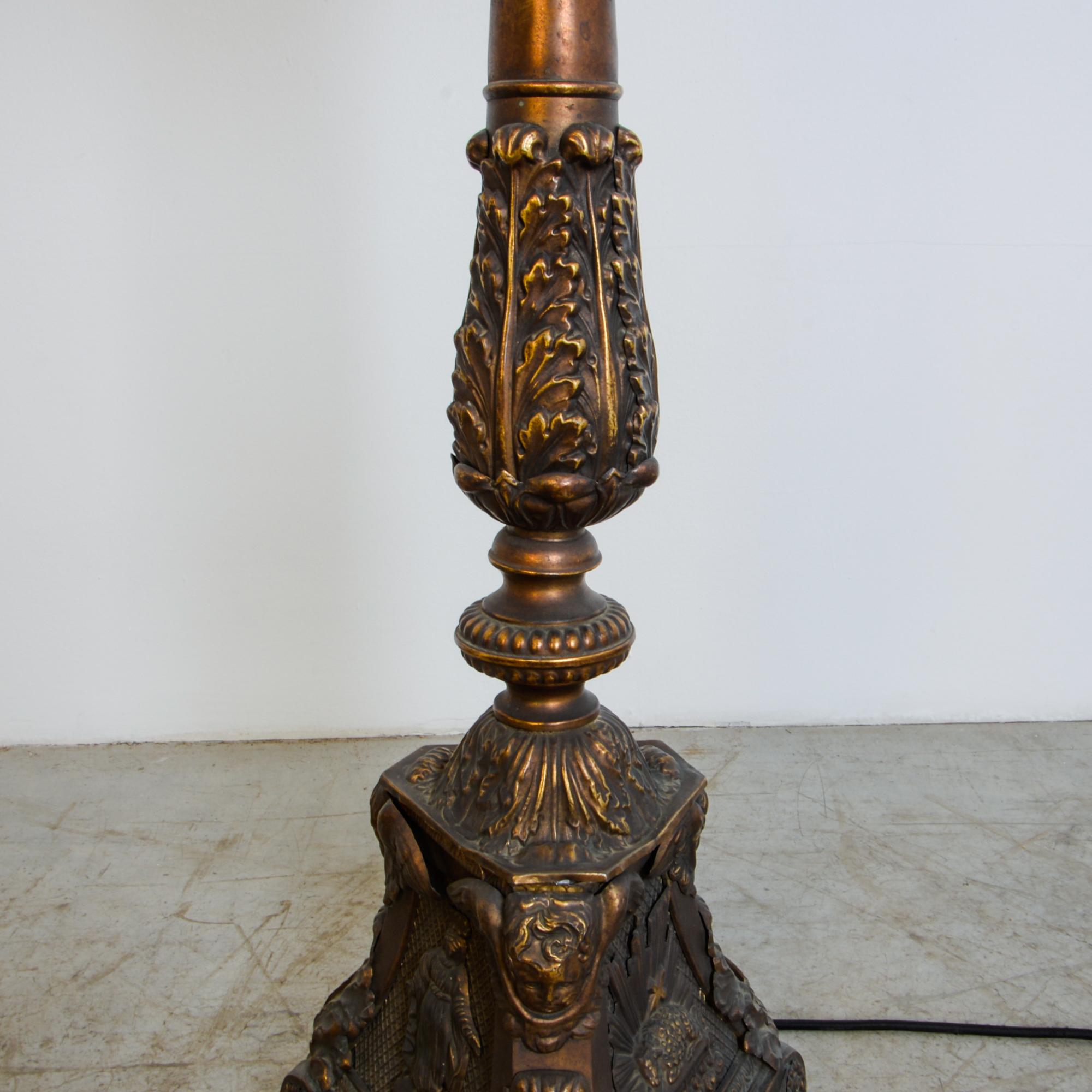 antique candelabra floor lamp