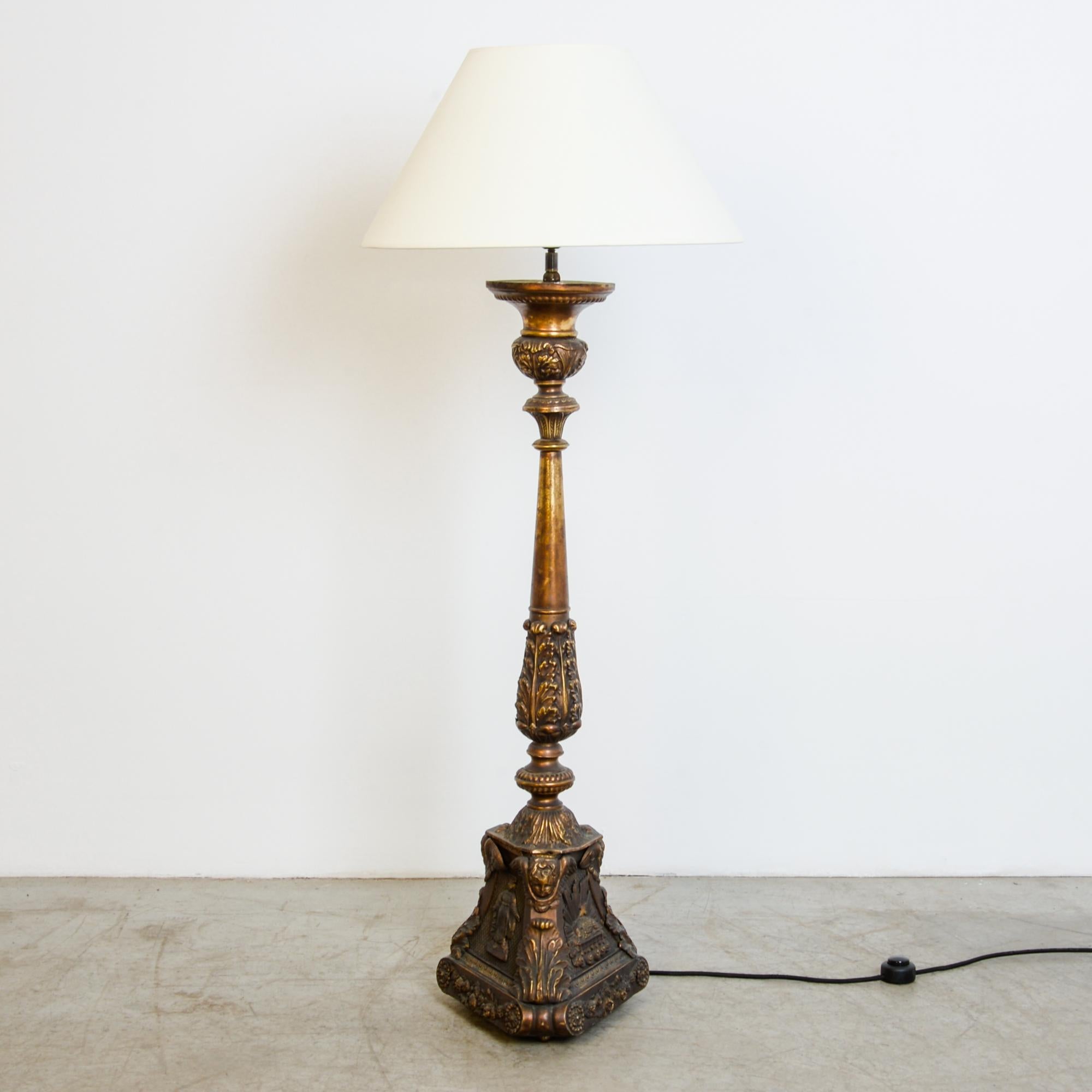 vintage candelabra floor lamp