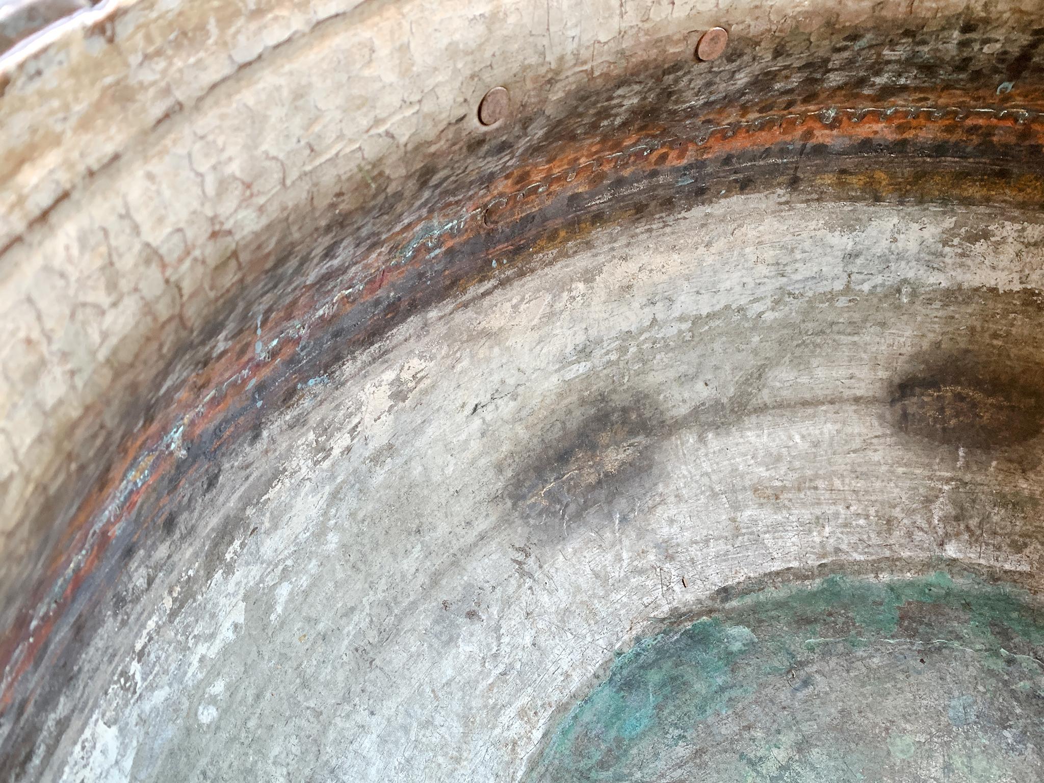 Antique Copper Cauldron 2