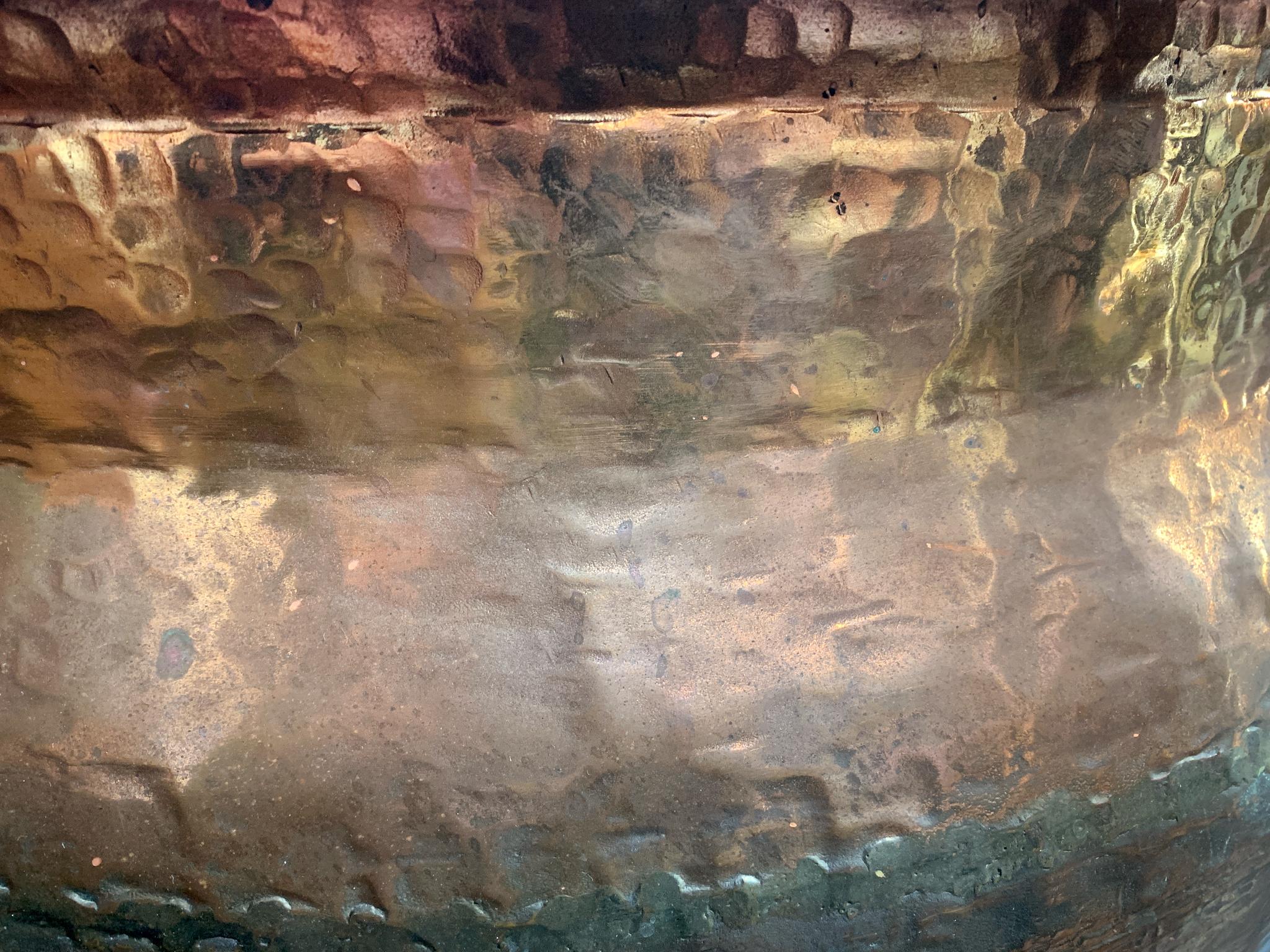 Antique Copper Cauldron 3