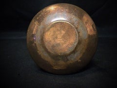 Antique Copper Cauldron - "Poitiers" Engraved, Decorative Piece - 2Y14