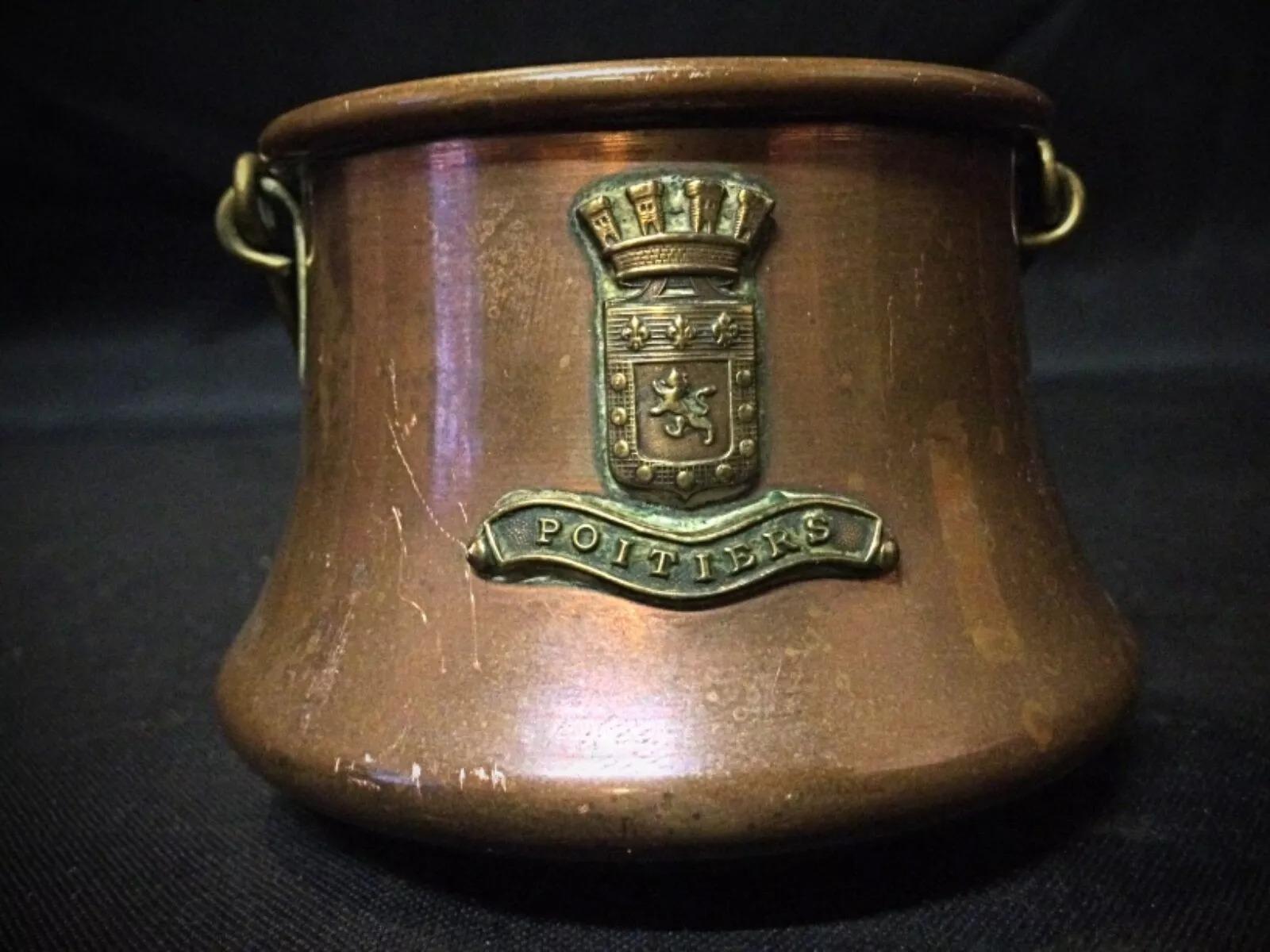 Antique Copper Cauldron - 