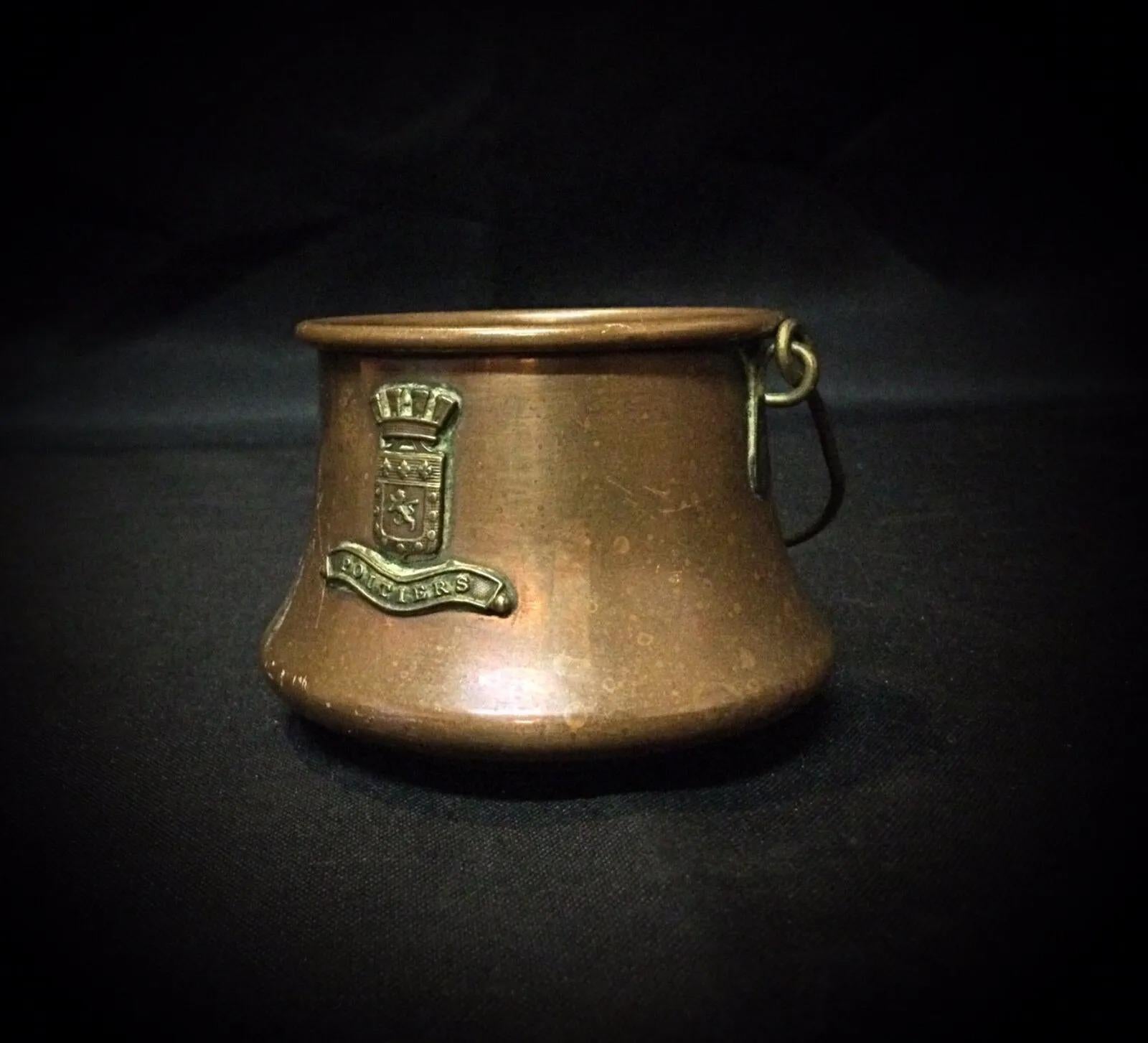 Antique Copper Cauldron - 