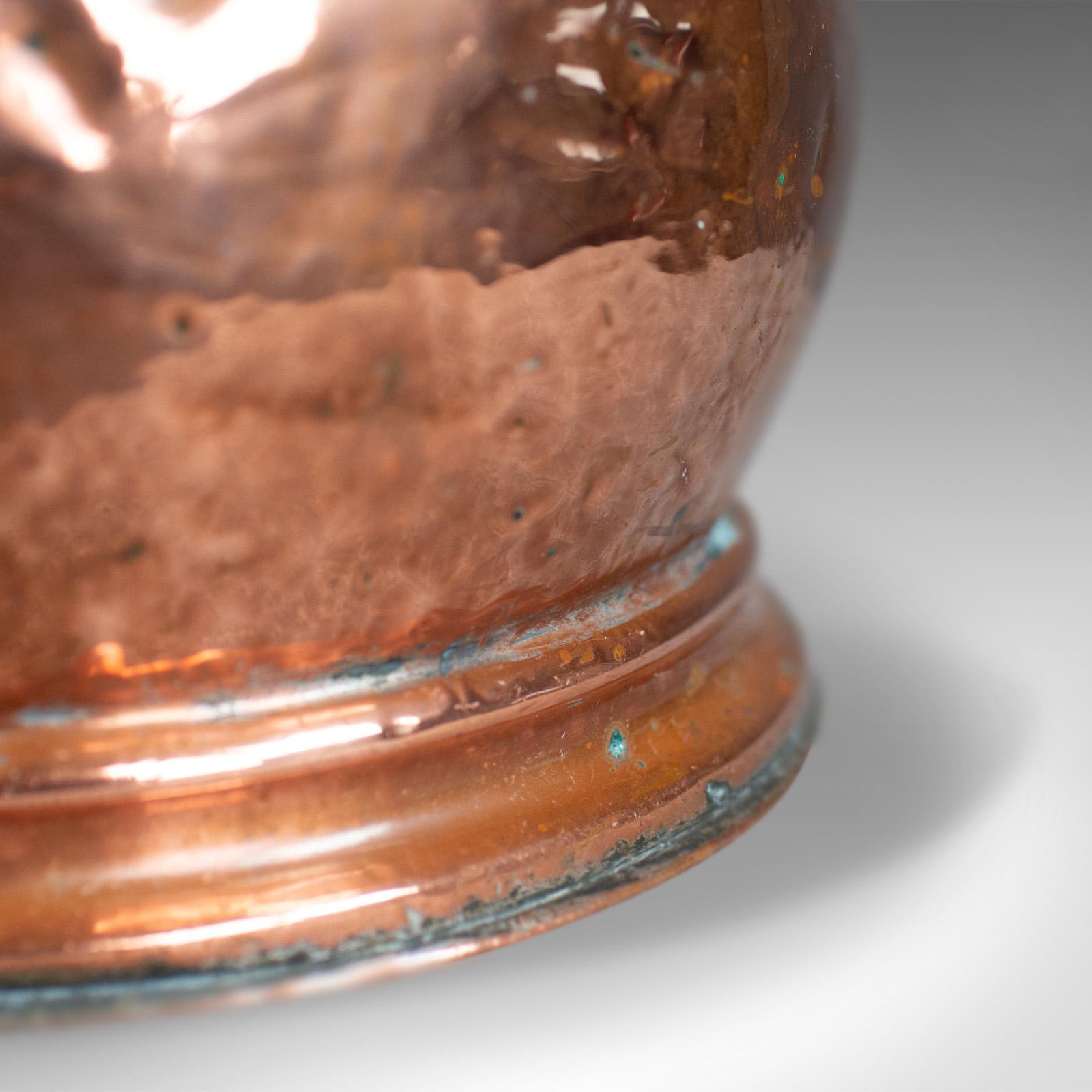 antique copper coal scuttle