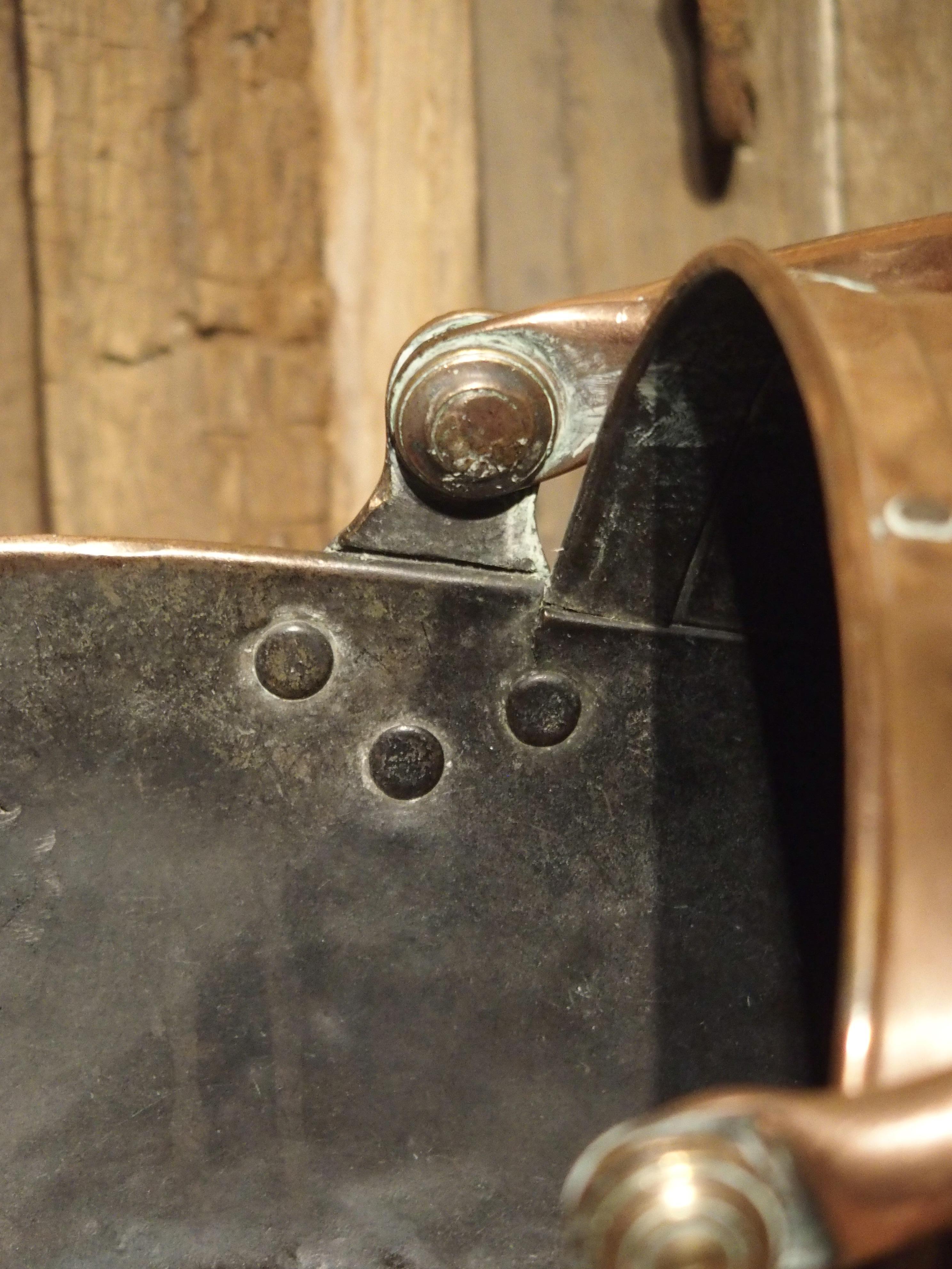 Antique Copper Coal Scuttle from England, circa 1885 7