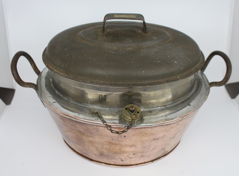 Antique Copper Fish Steamer Welbank's Boilerette Banbury For Sale at