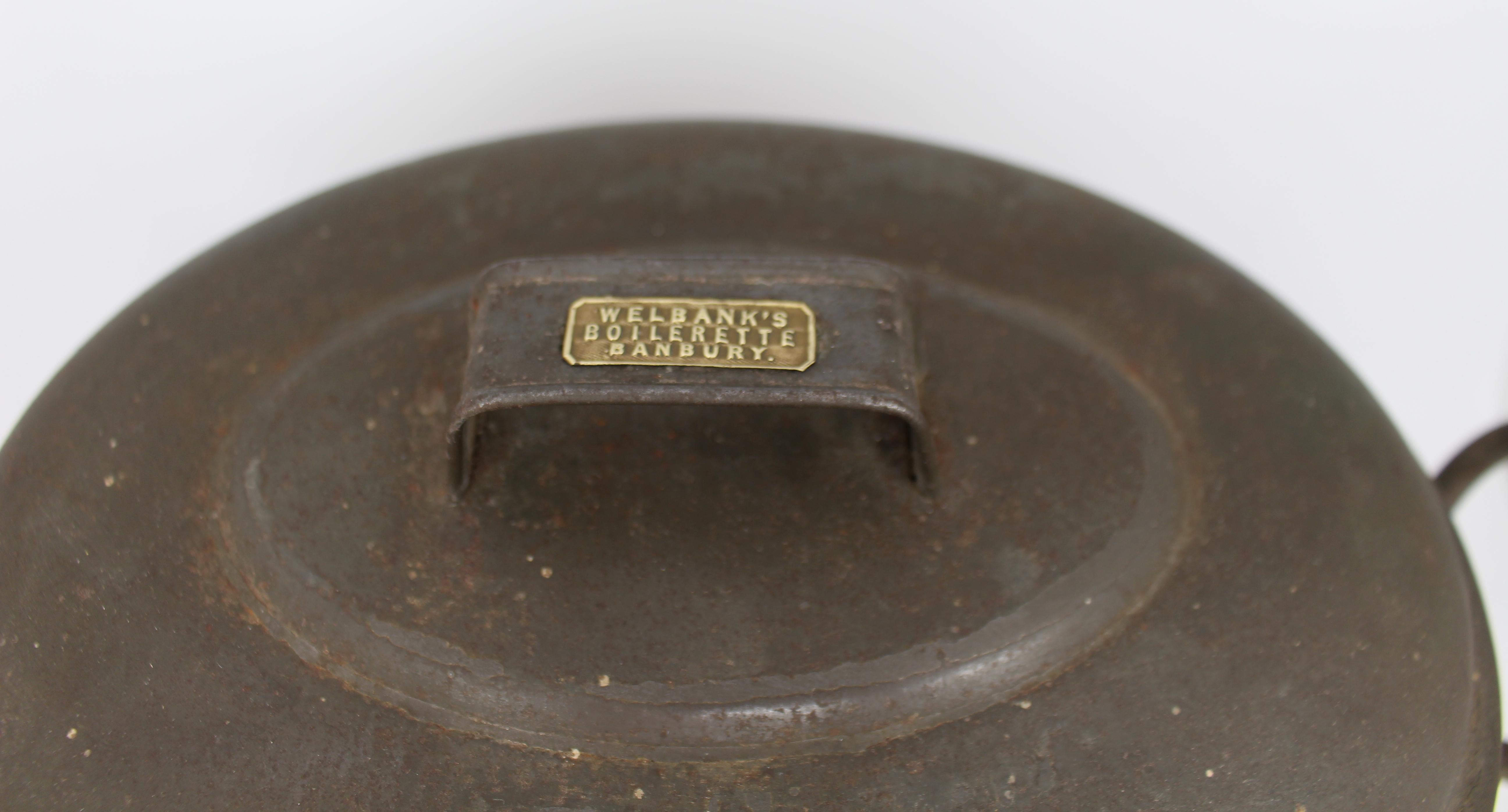 Antique Copper Fish Steamer Welbank's Boilerette Banbury im Zustand „Gut“ im Angebot in Worcester, GB