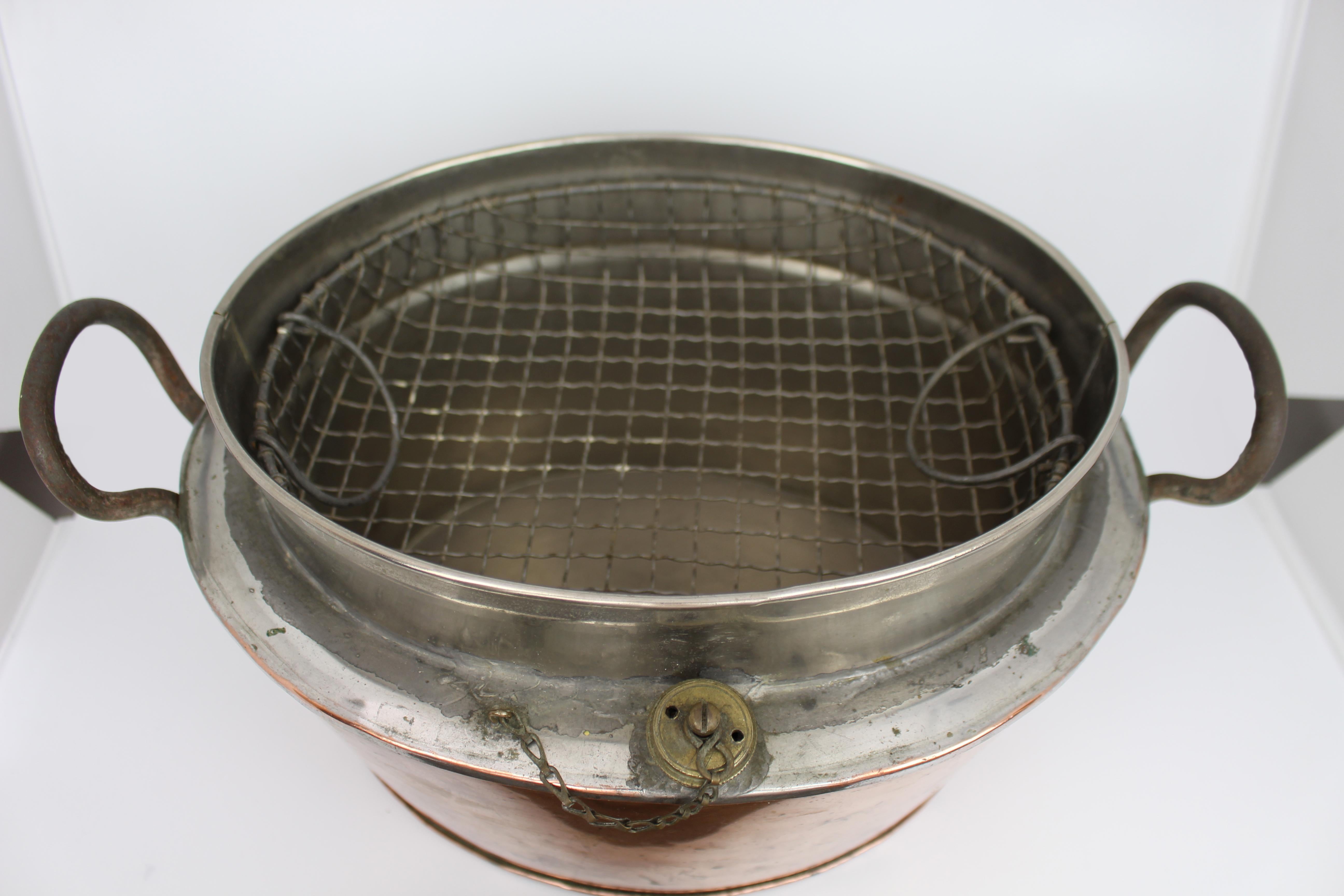 Antique Copper Fish Steamer Welbank's Boilerette Banbury (20. Jahrhundert) im Angebot