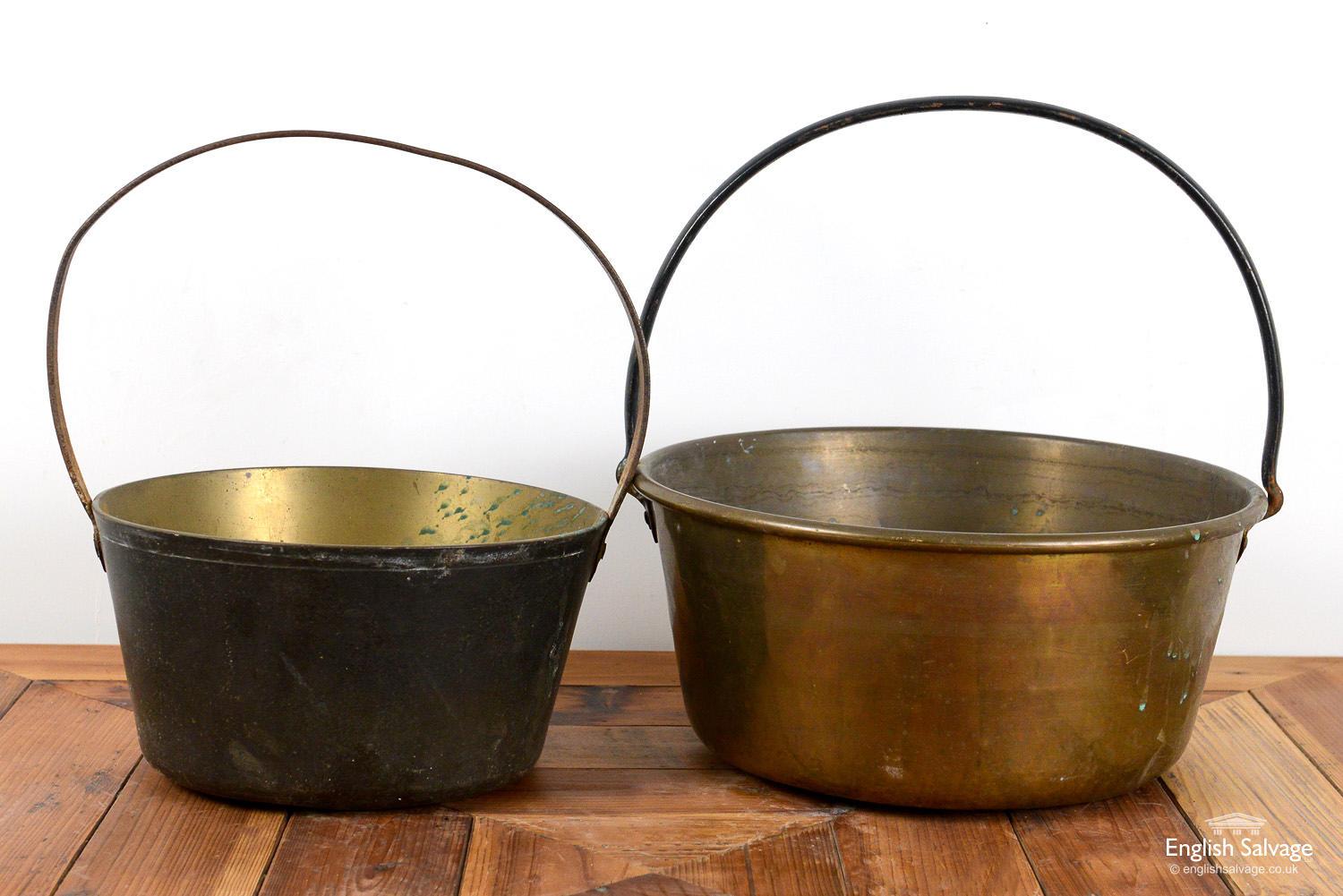 Antique Copper Jam Pots, 20th Century For Sale 1