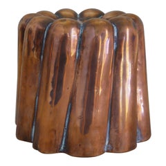 Antique Copper Jelly Mould. English 19th Century