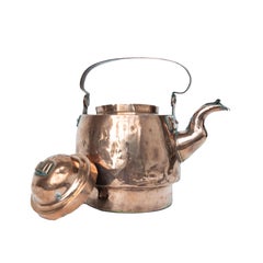 Antique Copper Kettle from Sweden Early 1900s "Kisa"