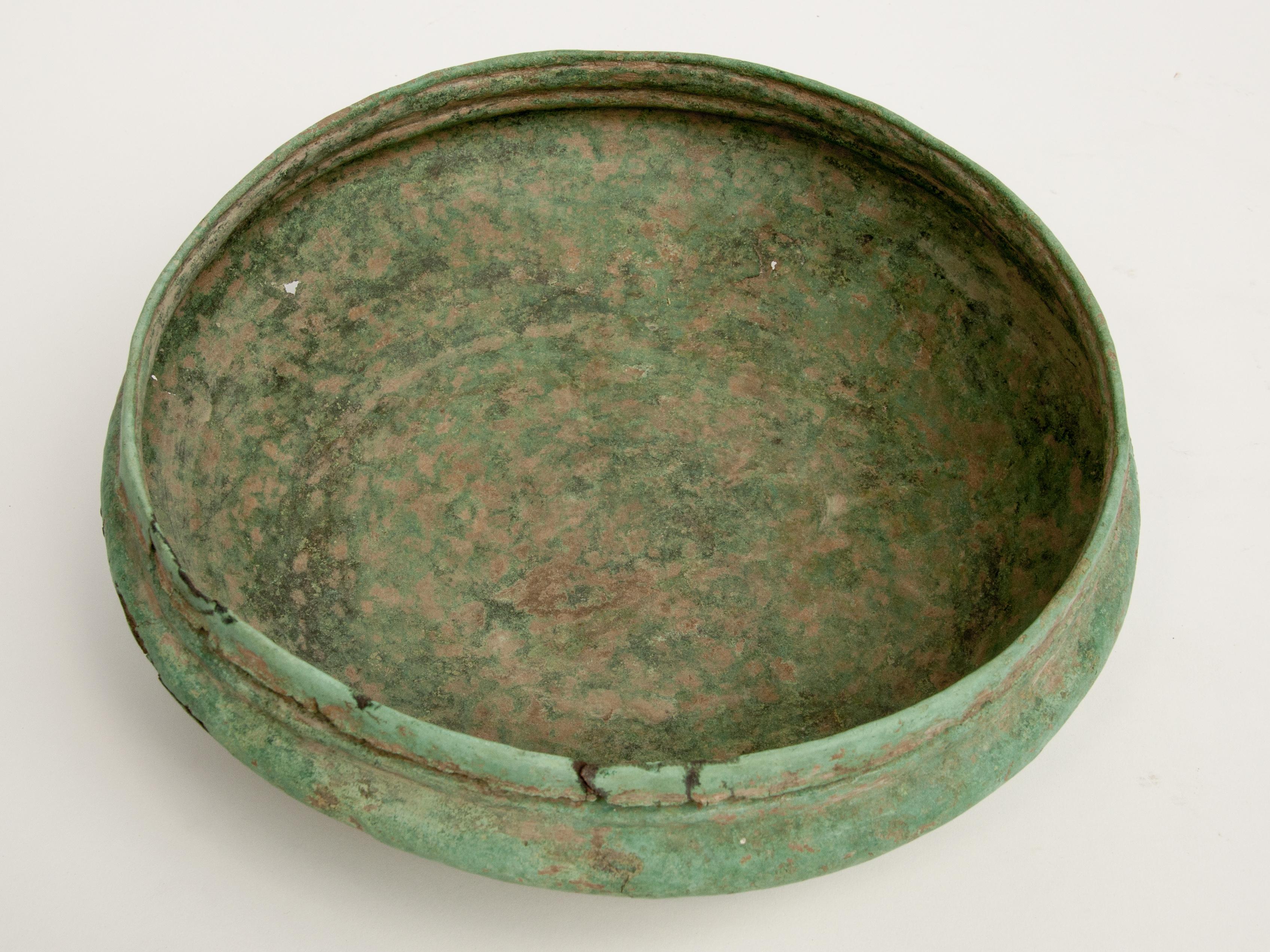 vintage bronze bowl