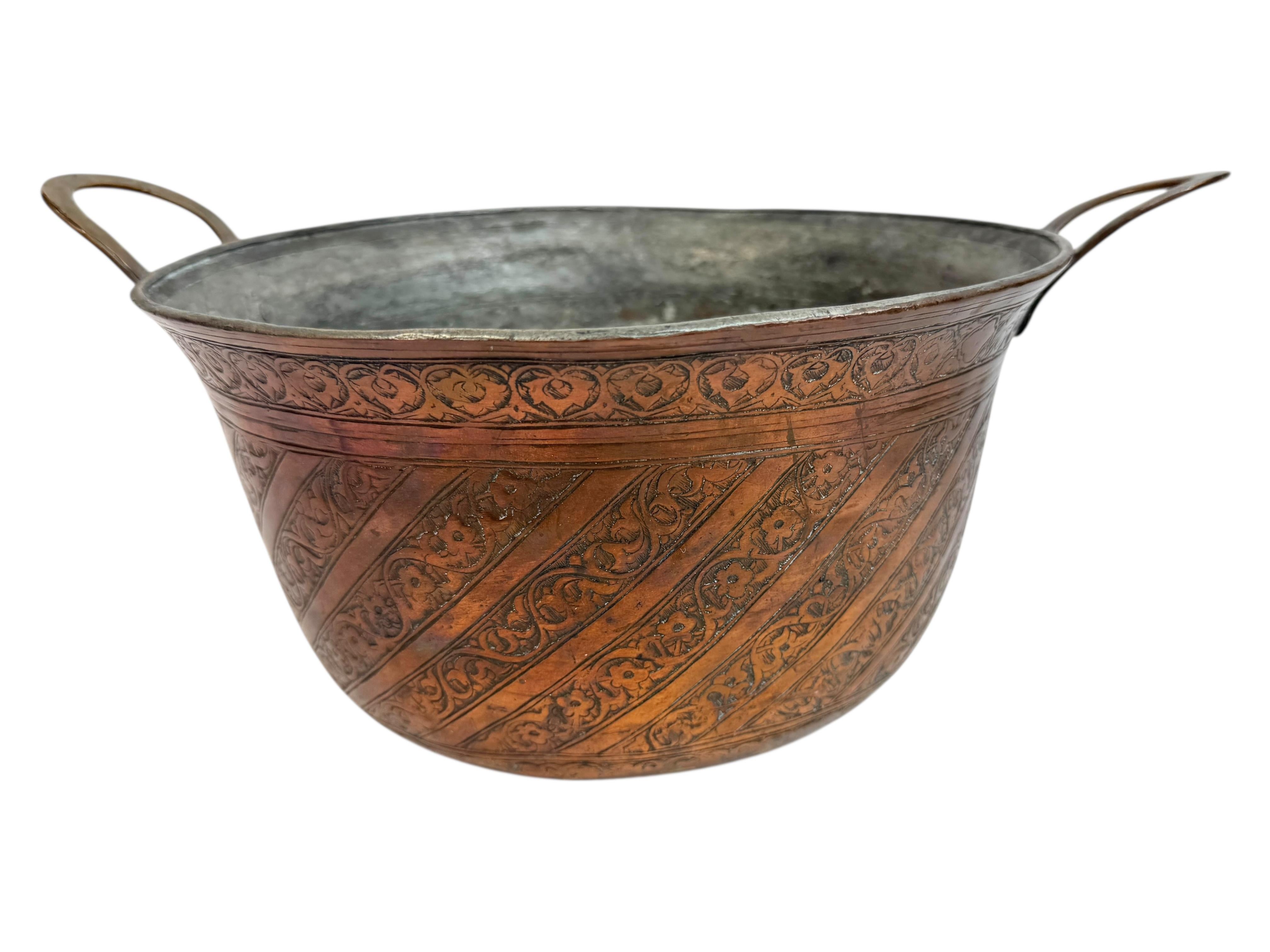 Antique Copper Pot Chaudron, Germany, 19th Century