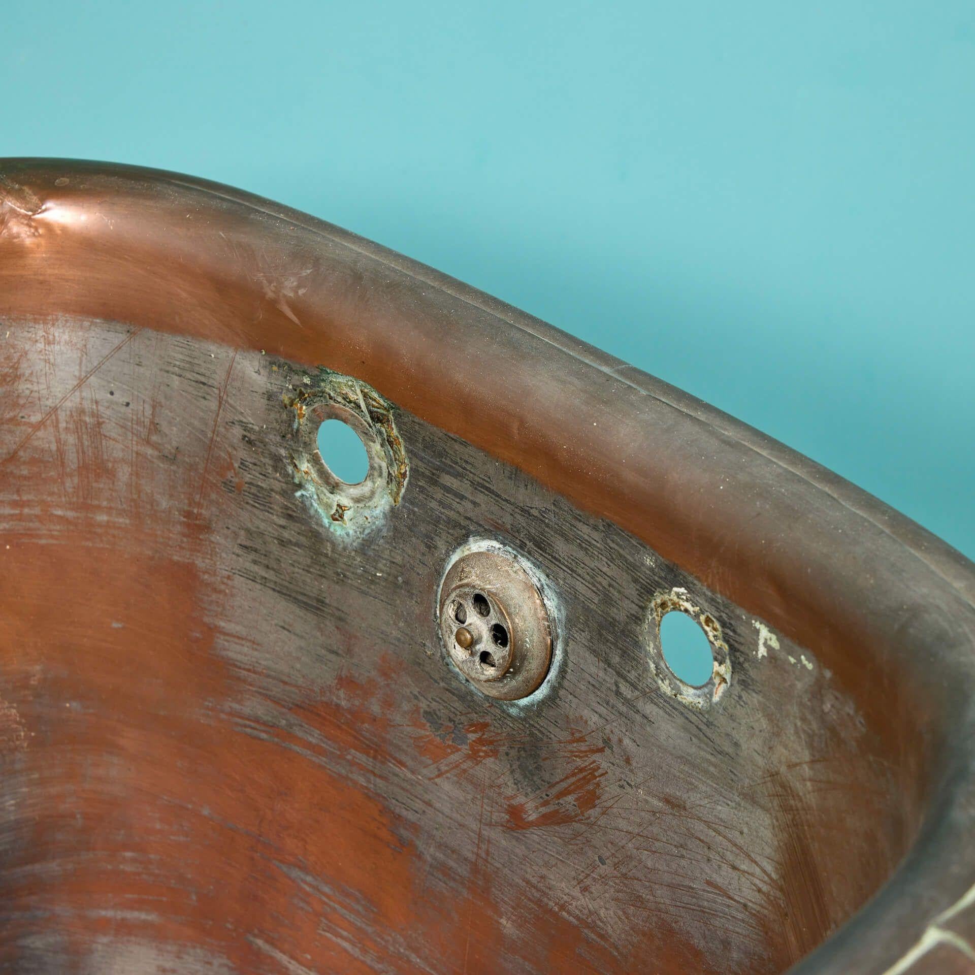 vintage copper tub