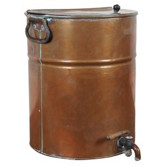 Antique Copper Samovar Tea Coffee Serving Dispenser Warmer Kettle Pot 14" 