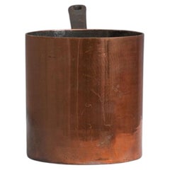 Antique Copper Serving Bowl, 19th Century, Belgium, Functional Design