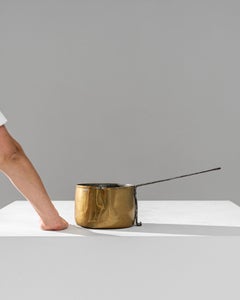 Antique Copper Serving Bowl, 19th Century, France, Functional Design