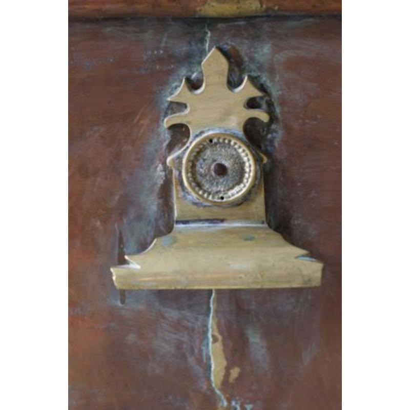 Mid-Century Modern Antique Copper Tray, 1900s For Sale