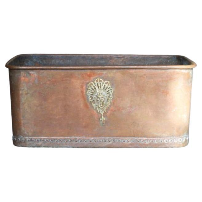 Antique Copper Tray, 1900s For Sale
